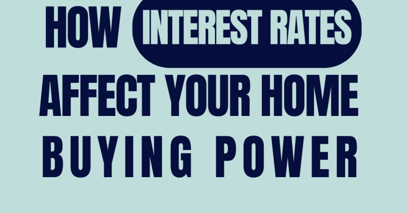 How Interest Rates Affect Your Home Buying Power